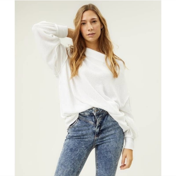 Free People Sweaters - Free People Main Squeeze Oversized Sweater Medium